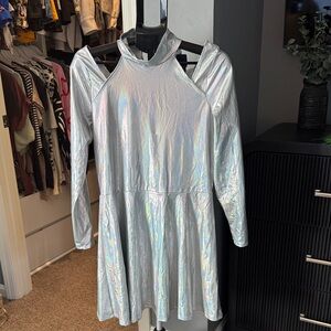 Alien Costume/Long Sleeve Skater Dress